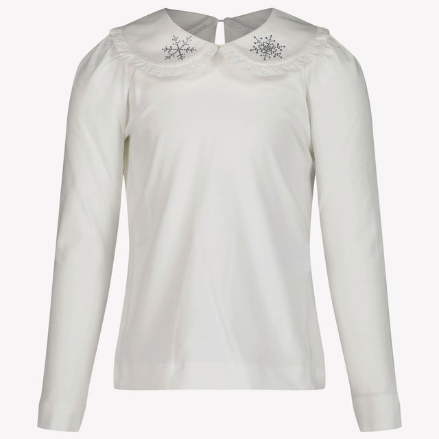 MonnaLisa Chicas Camiseta Blanco Roto