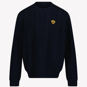 Versace Ragazzi Maglione Navy