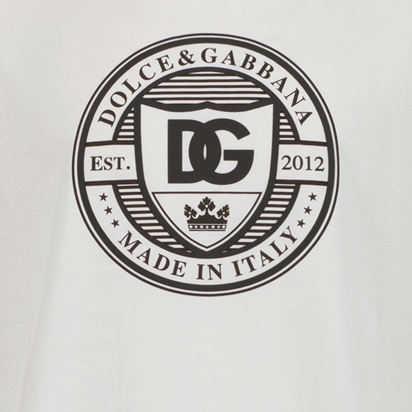Dolce & Gabbana Jongens T-shirt Off White 2Y