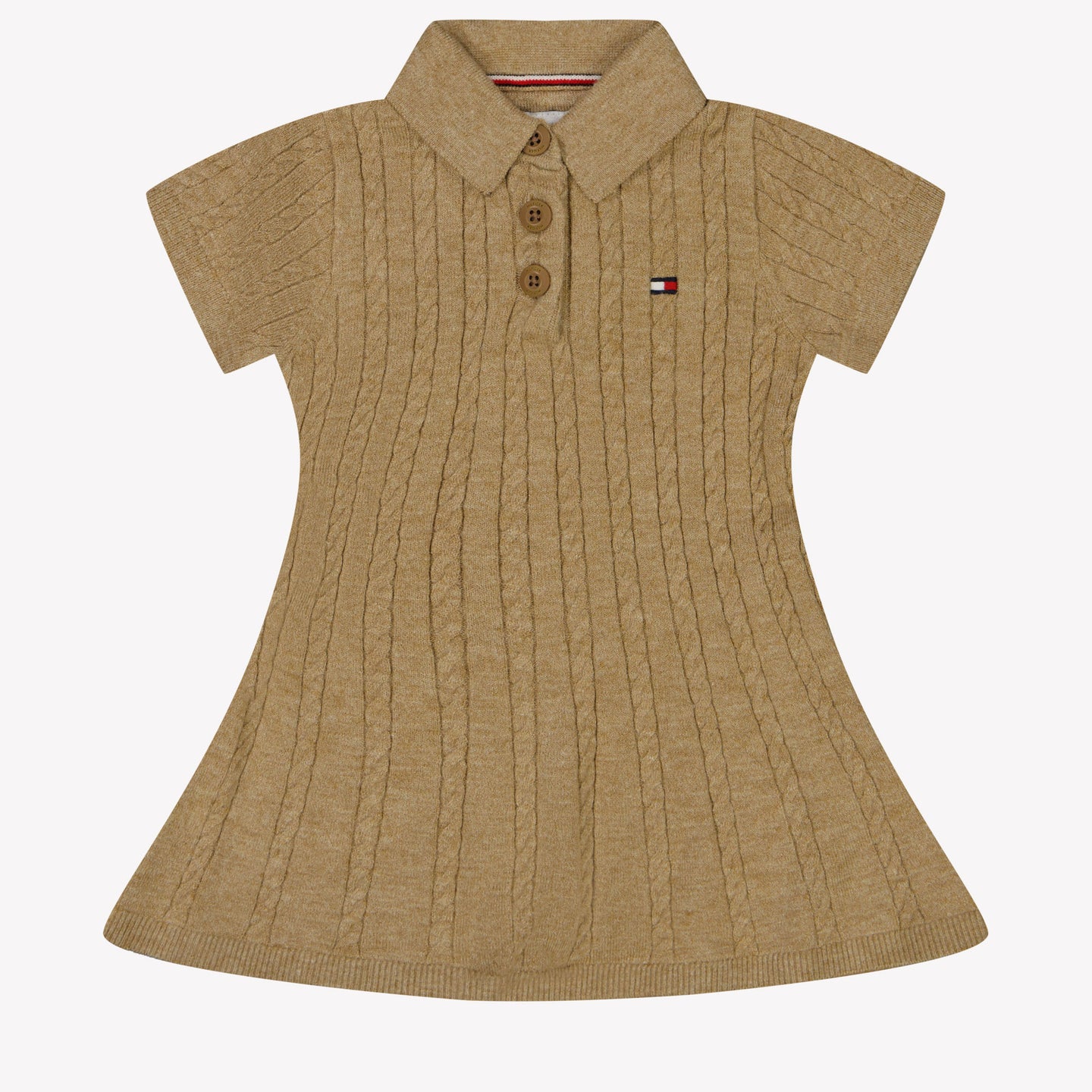 Tommy Hilfiger Bebé Chicas Vestido Camel