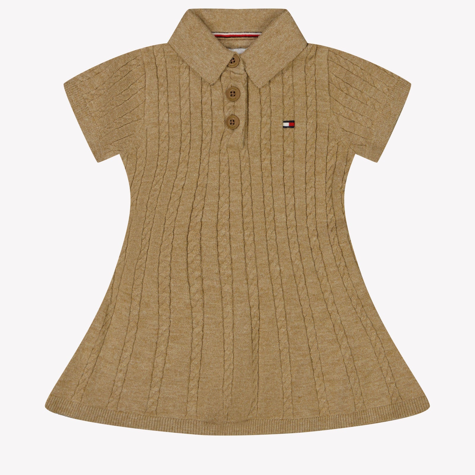 Tommy Hilfiger Baby Meisjes Jurk Camel