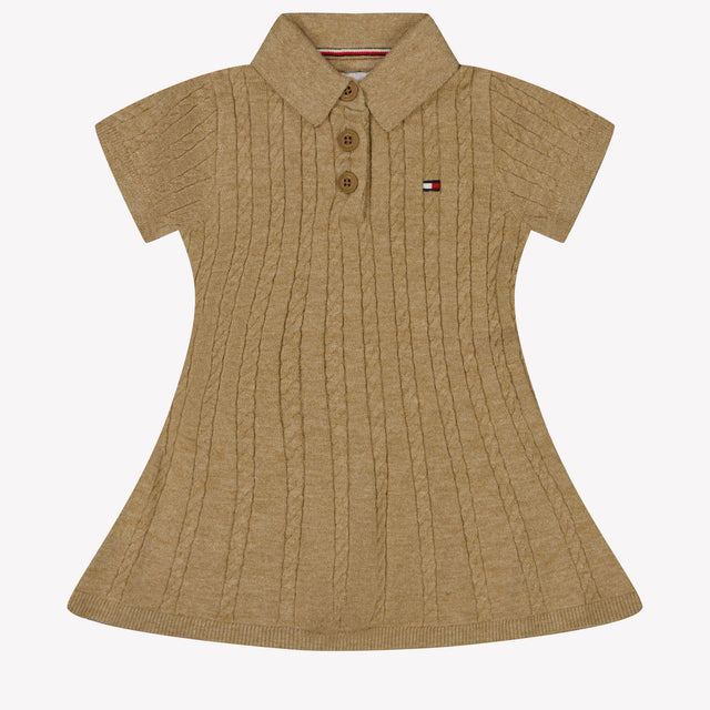 Tommy Hilfiger Baby Mädchen Kleid Kamel