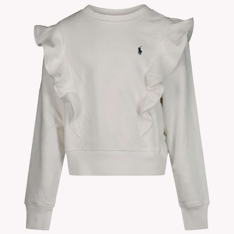 Ralph Lauren Kind Mädchen Pullover in Weiß