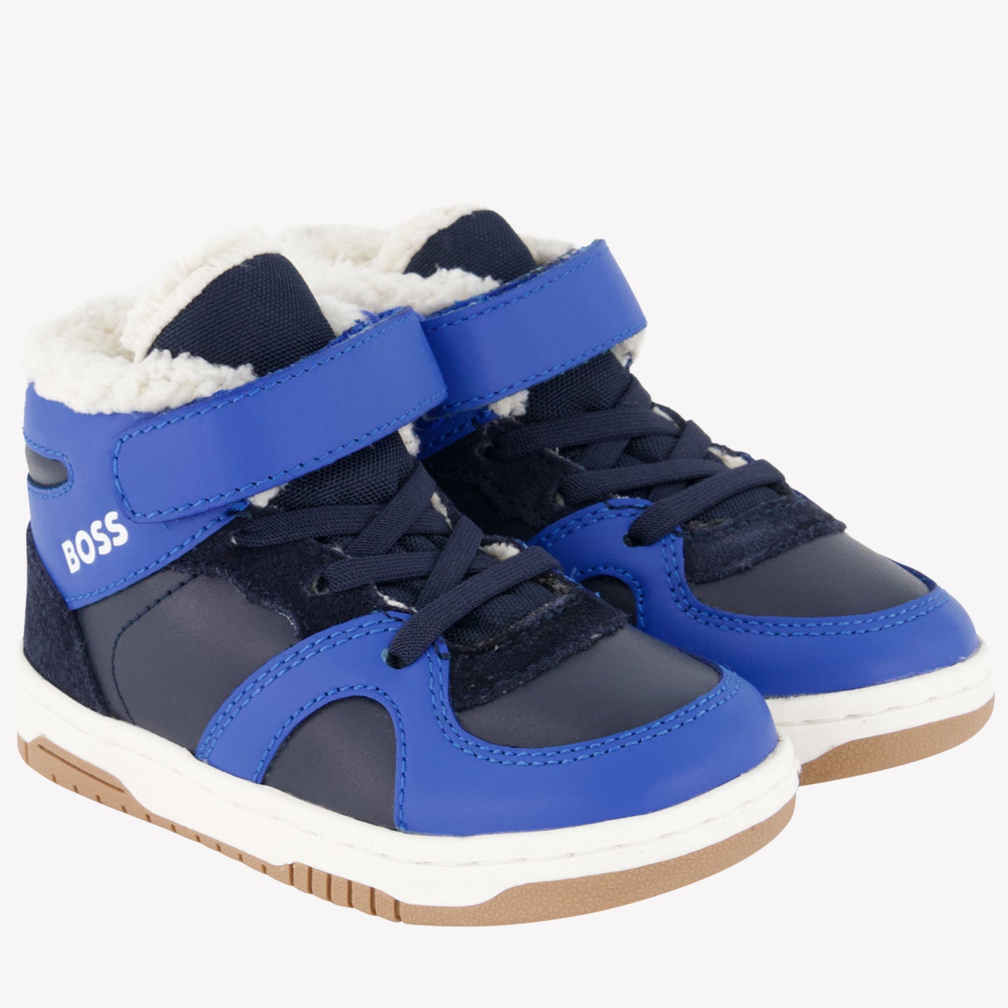 Boss Garçons Baskets Navy