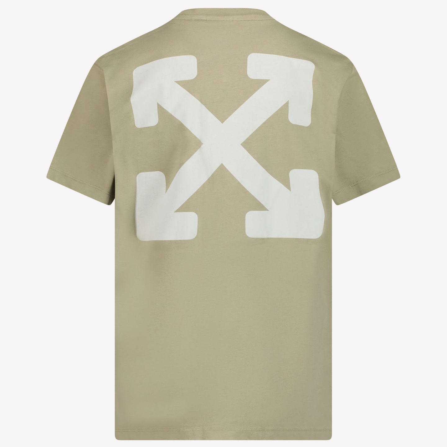 Off-White Kinder Jongens T-Shirt In Khaki