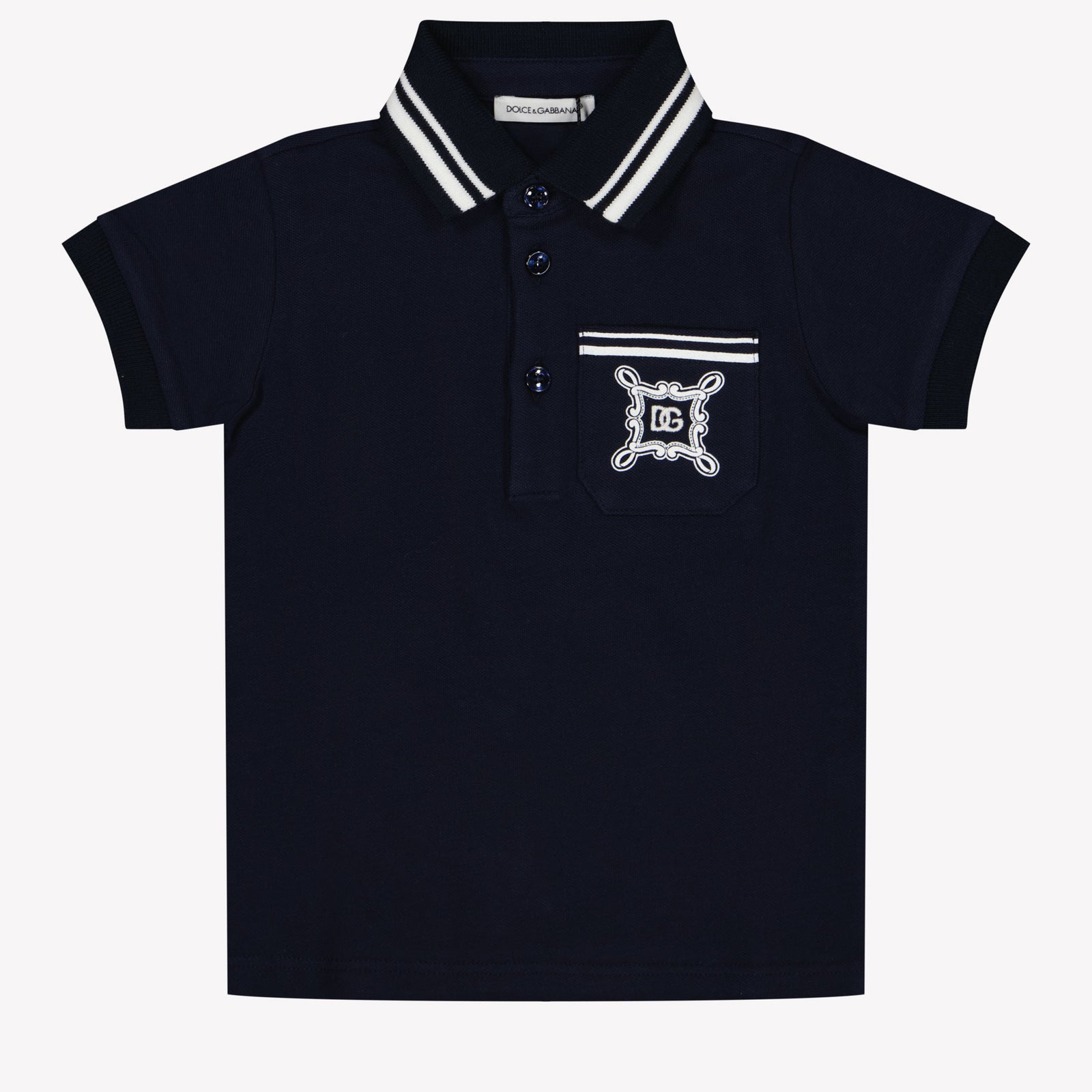 Dolce & Gabbana Bebé Chicos Polo Navy