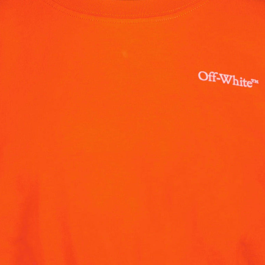 Off-White Kinder Mädchen T-Shirt Rot