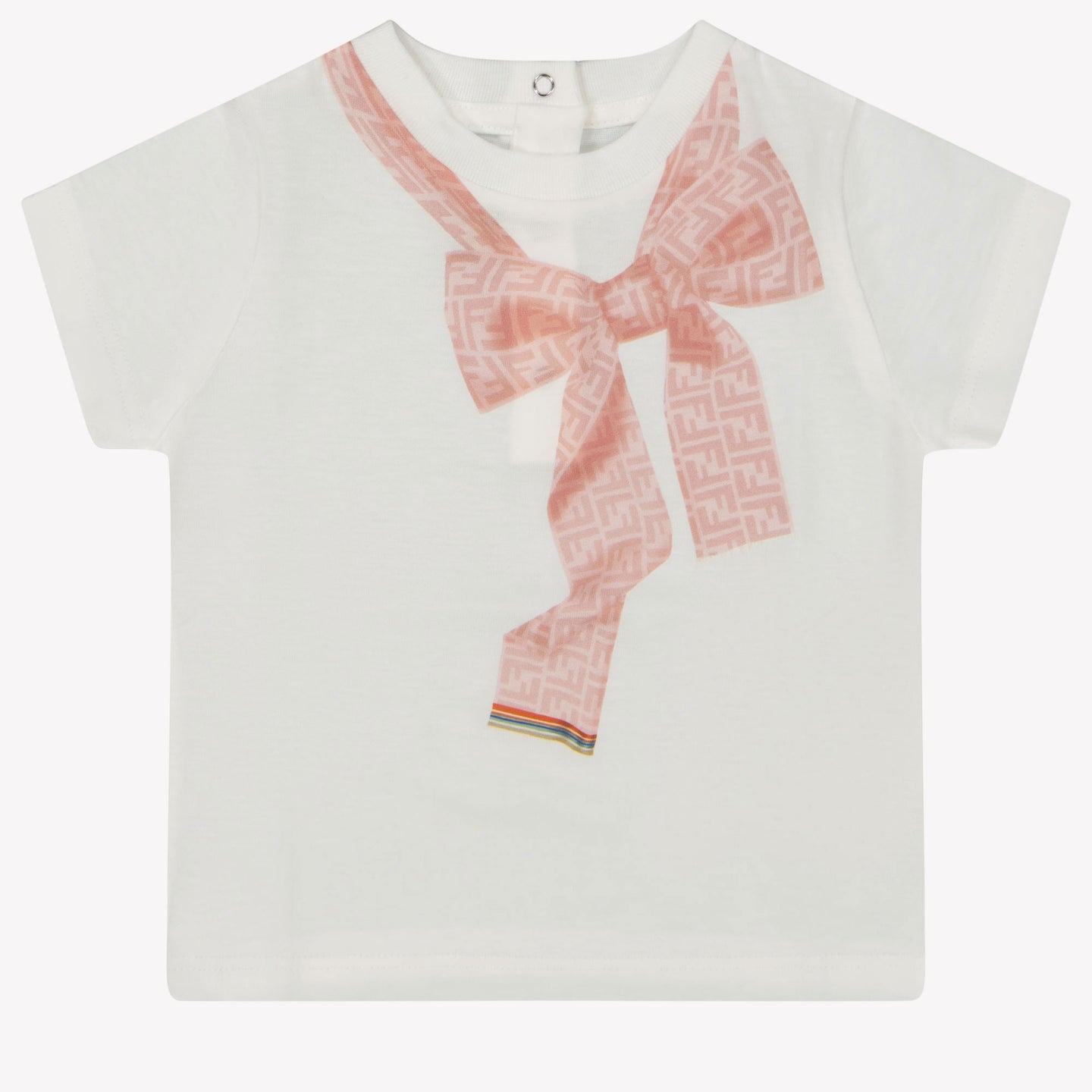 Fendi Baby Mädchen T-Shirt in Weiß