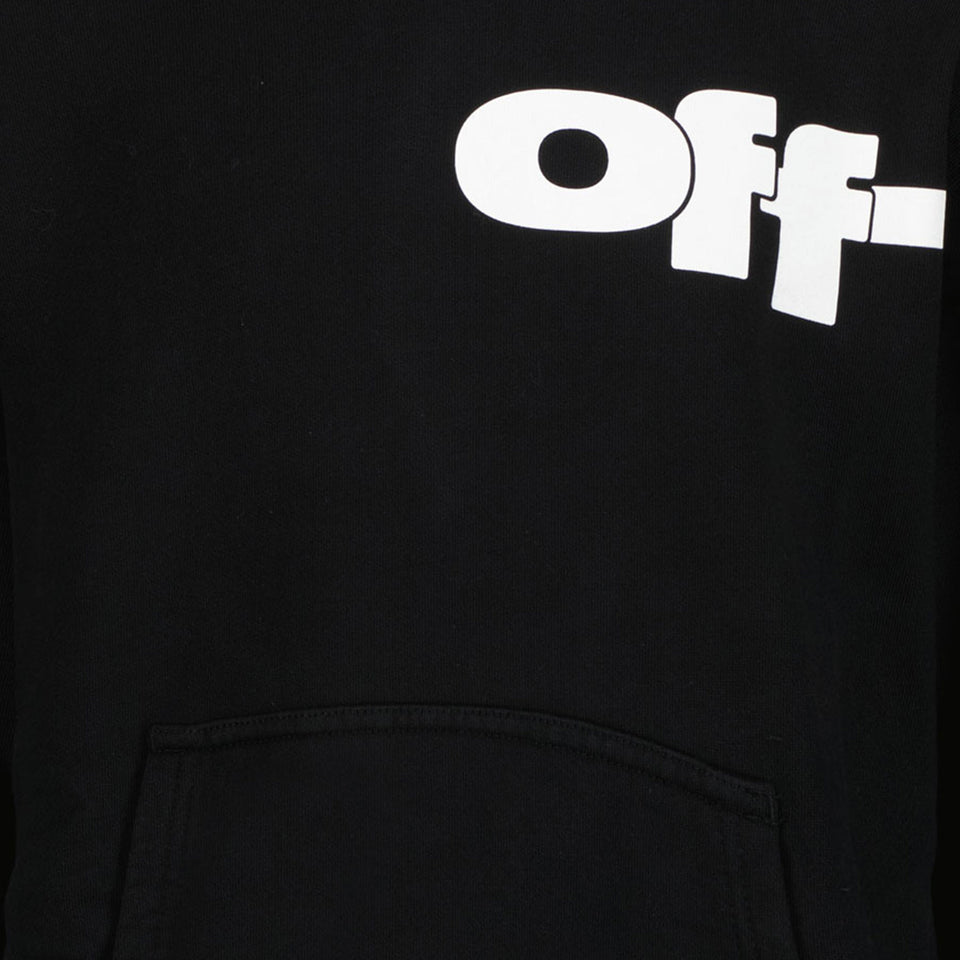 Off-White Ragazzi Maglione Nero