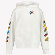 Off-White Ragazzo Ragazzi Maglione in Bianco