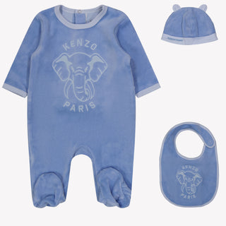 Kenzo Kids Bebé Unisex Traje de caja Azul Claro