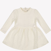 Guess Bambino Ragazze Vestito Off White