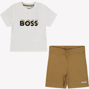 Boss neonato set beige