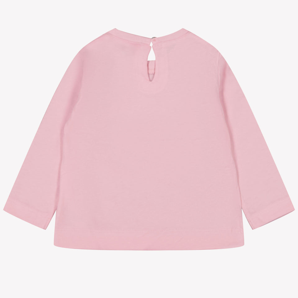 MonnaLisa Camiseta de Baby Girls Rosa claro