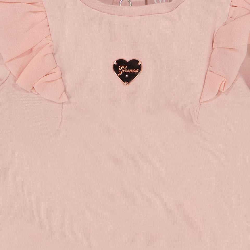 Guess Camiseta de Baby Girls Rosa claro