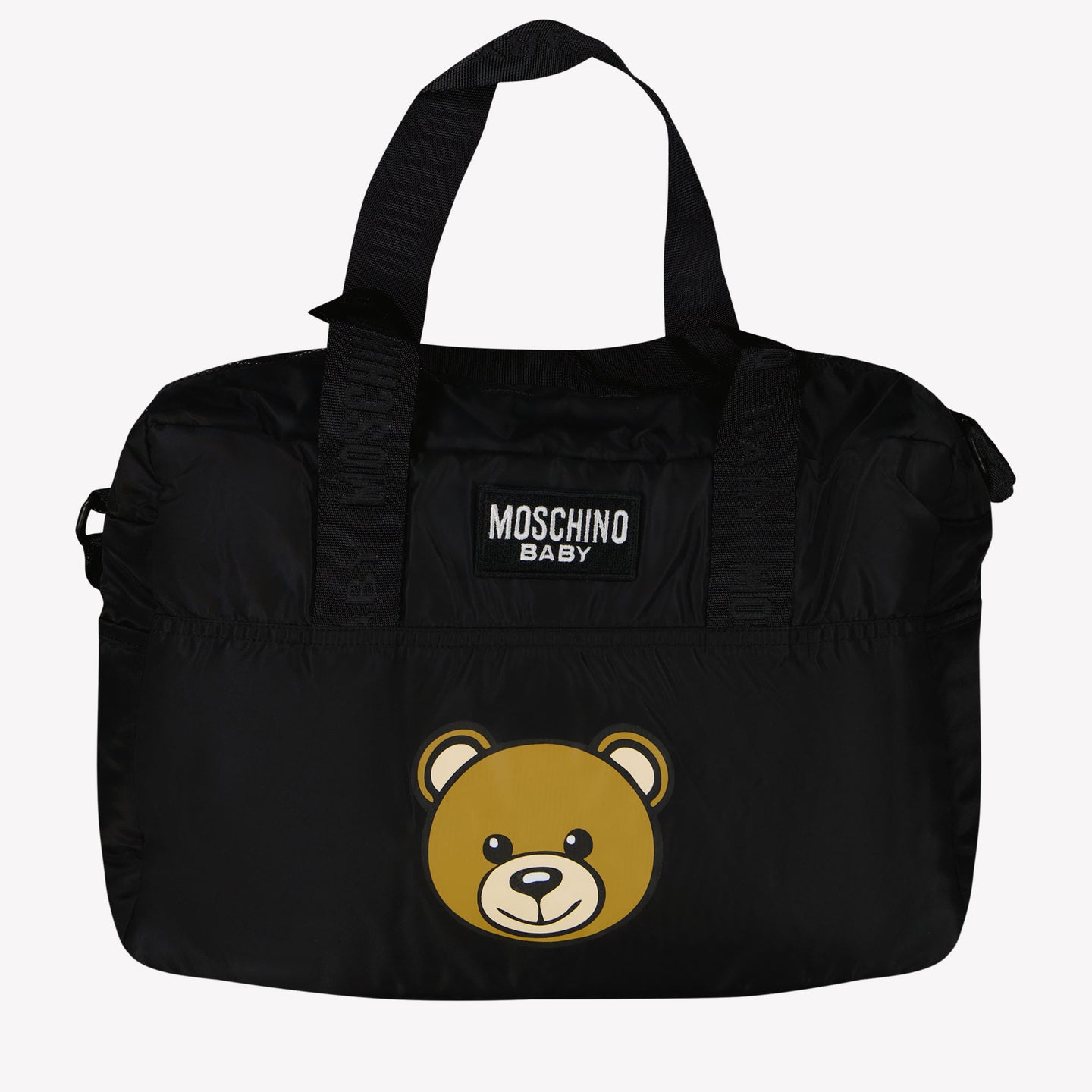 Moschino Bebé unisex pañal bolsa negra