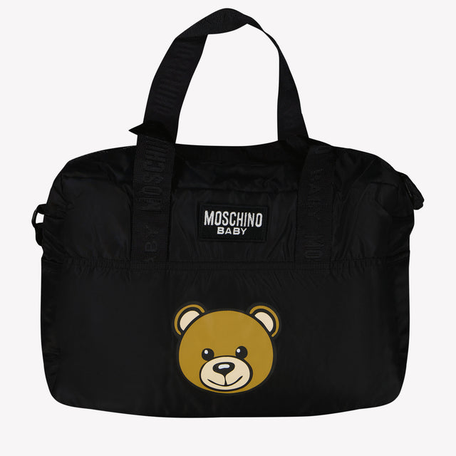 Moschino Bebé Unisex Bolsa de pañales Negro