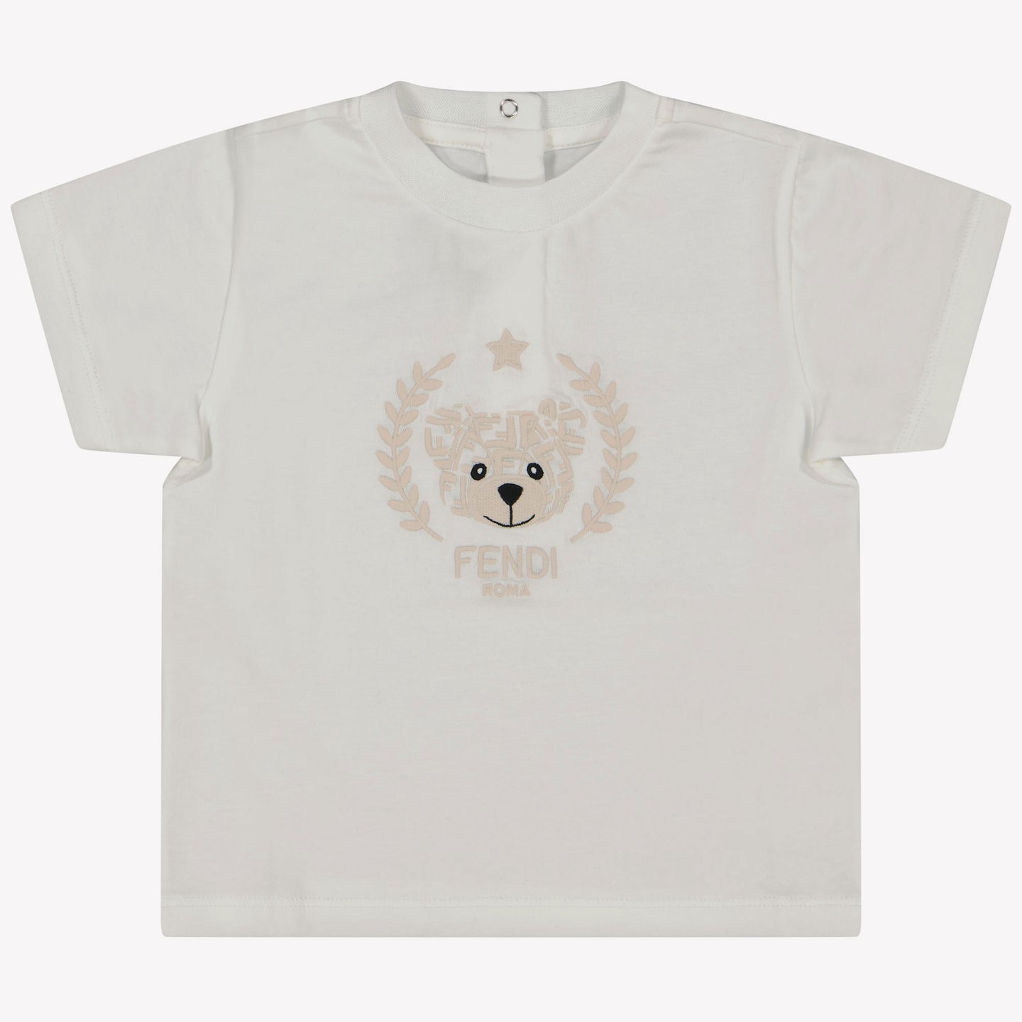 Fendi Bebé Unisex Camiseta en Blanco