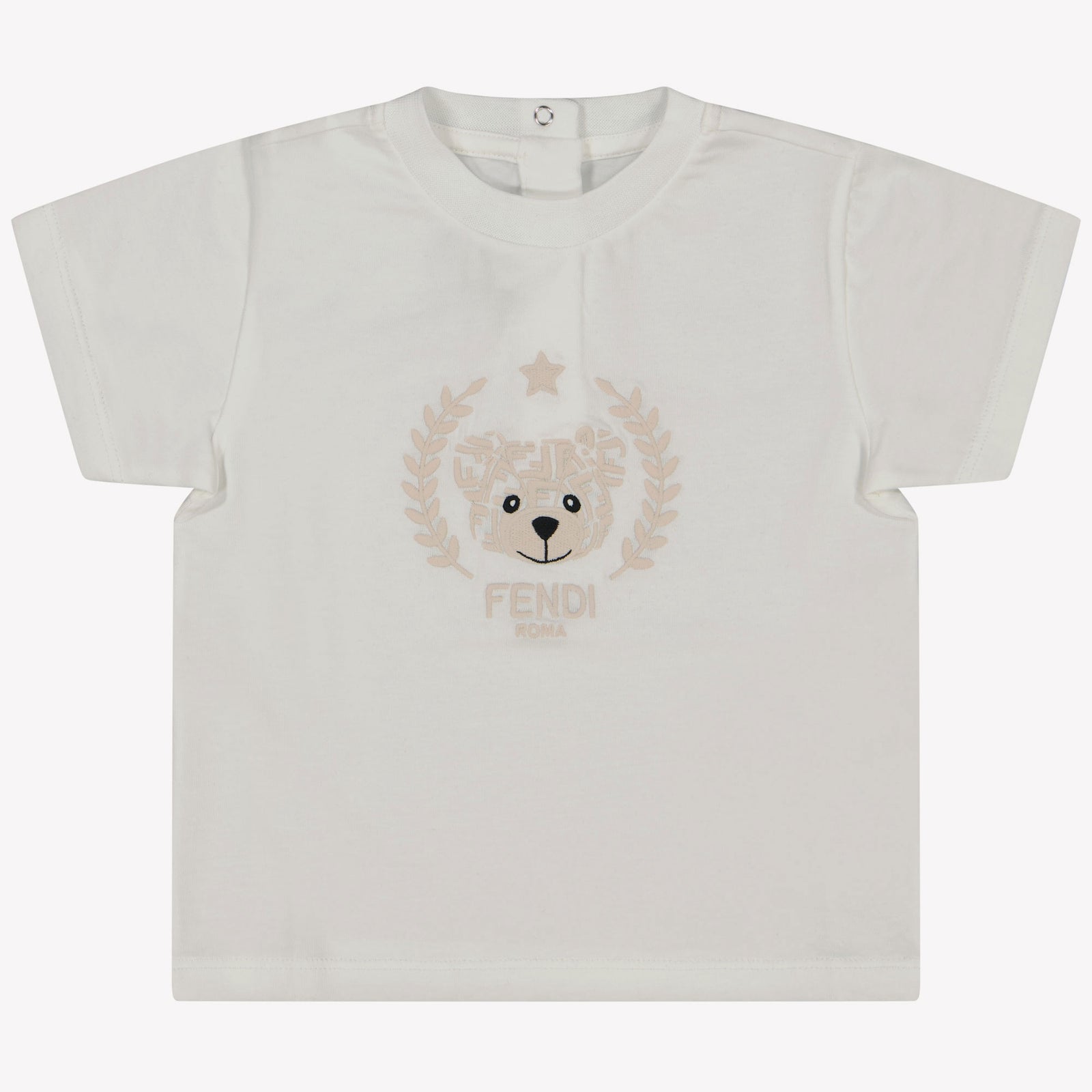 Fendi Bebé Unisex Camiseta en Blanco