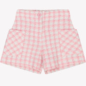 Monnisa para niñas para niños pantalones cortos rosa claro