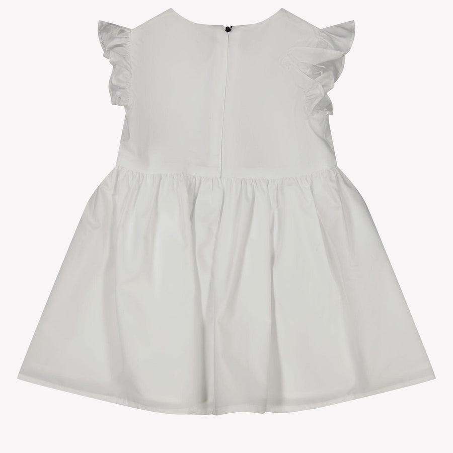 Versace Bébé Filles Robe Blanc