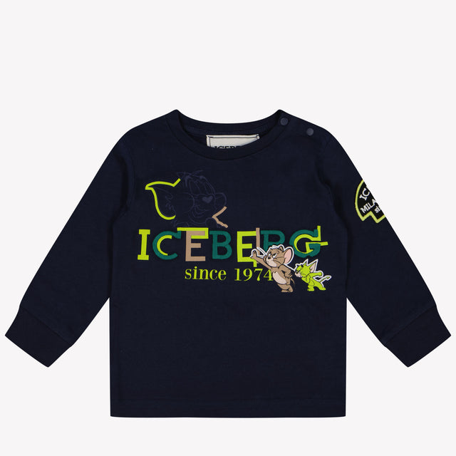 Iceberg Bambino Ragazzi Maglietta Navy