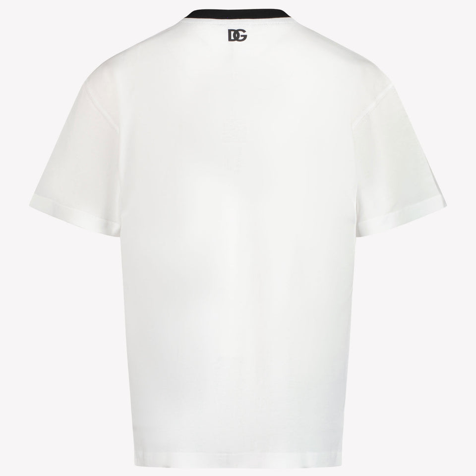 Dolce & Gabbana Niño Chicos Camiseta en Blanco