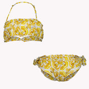 Dolce & Gabbana Dziewczęce stroje kąpielowe żółte