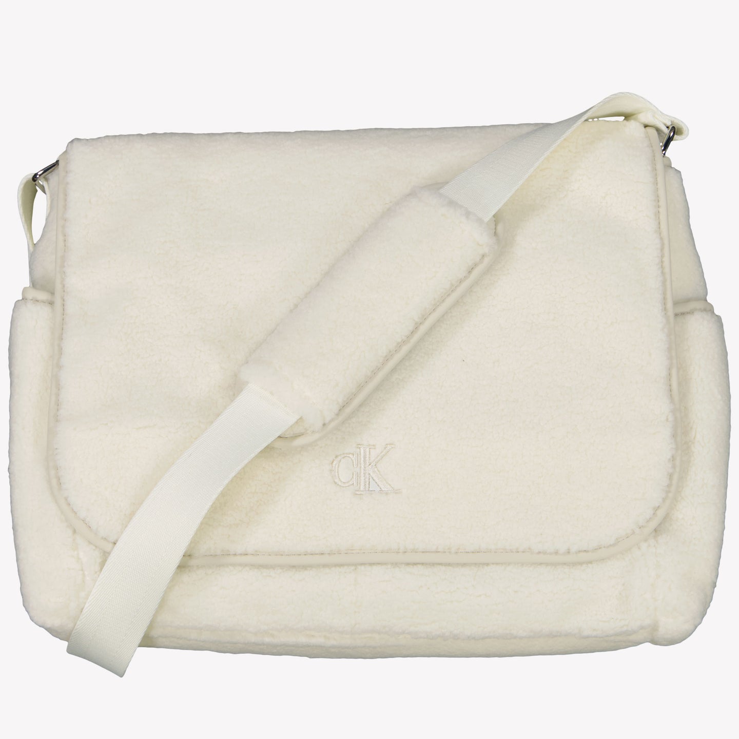 Calvin Klein Bebé Unisex Bolsa de pañales Blanco Roto