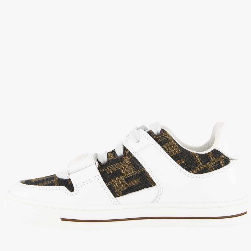 Fendi Unisexe Baskets Blanc