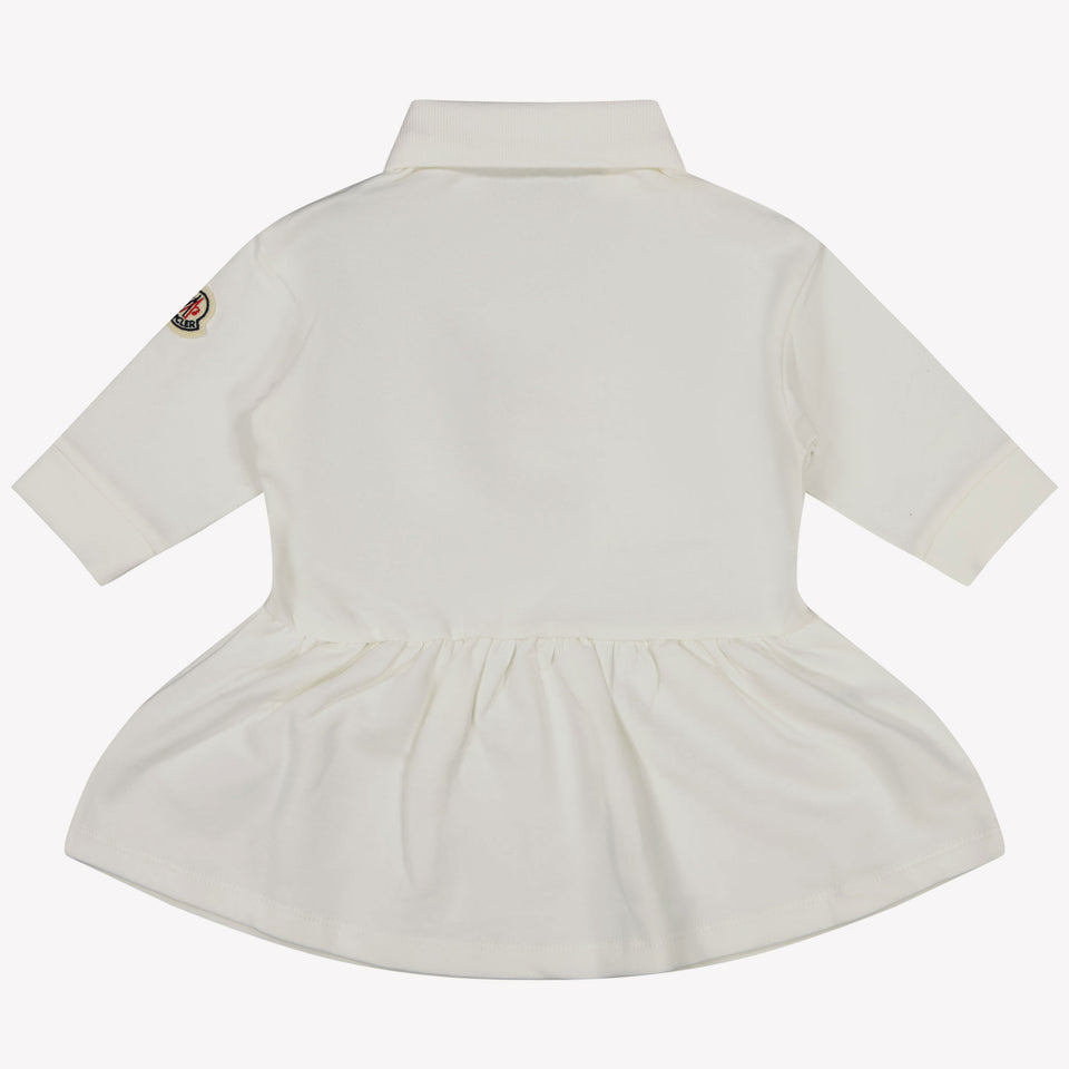 Moncler Baby Mädchen Kleid Weiß