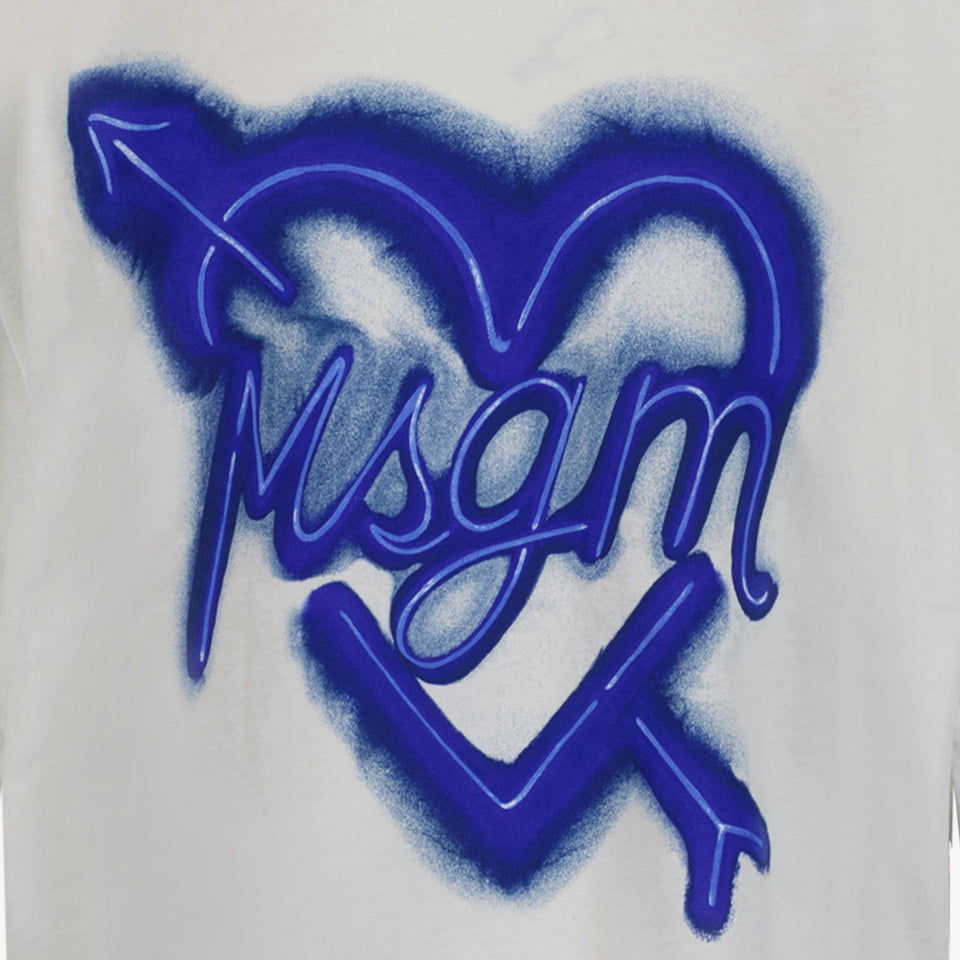 MSGM Meisjes T-shirt Wit