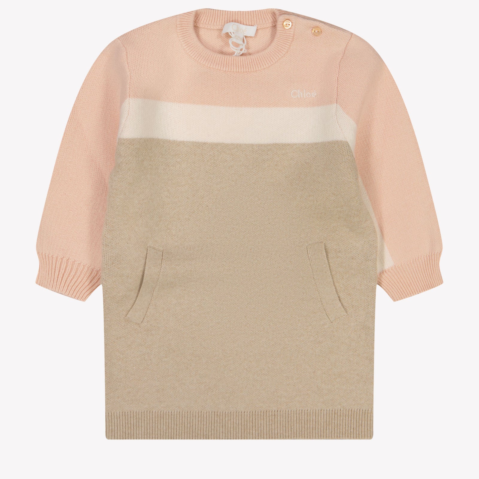 Chloé bébé Filles Robe Beige