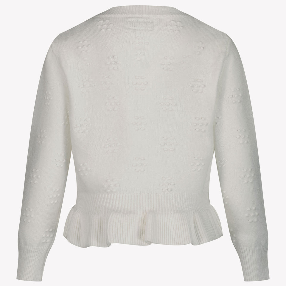 Guess Ragazzo Ragazze Maglione Off White