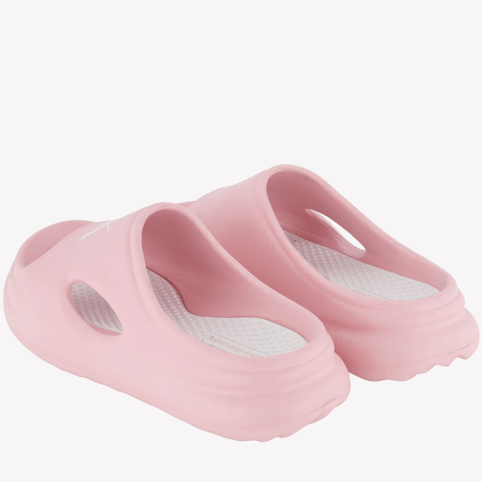 Calvin Klein Kinder Meisjes Slippers Licht Roze