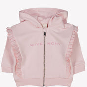 Givenchy baby girls chaleco rosa claro