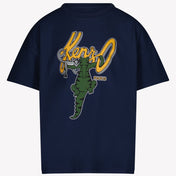 Kenzo Kids Boys t-shirt Navy