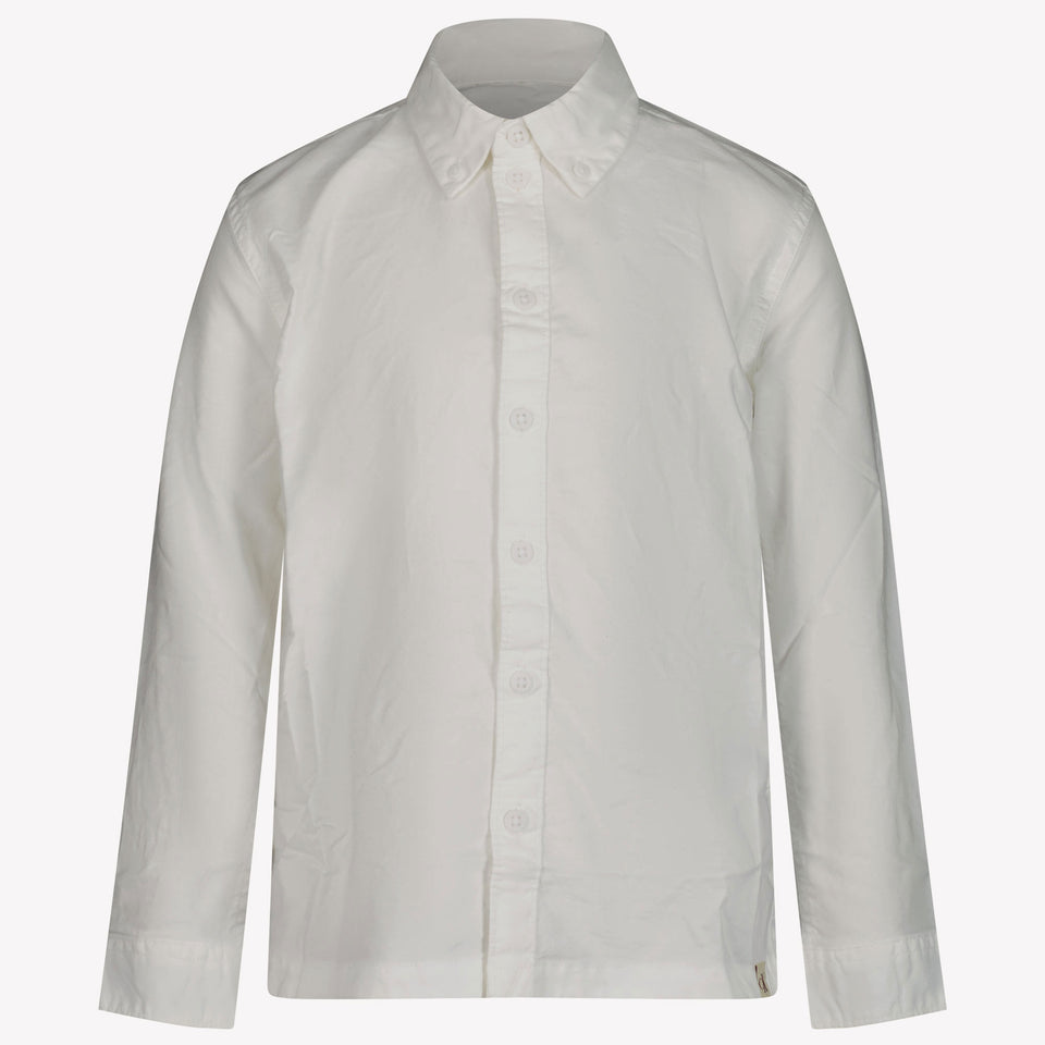 Calvin Klein Enfant Garçons Blouse Blanc