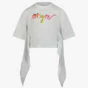 Camiseta infantil do MSGM Branco