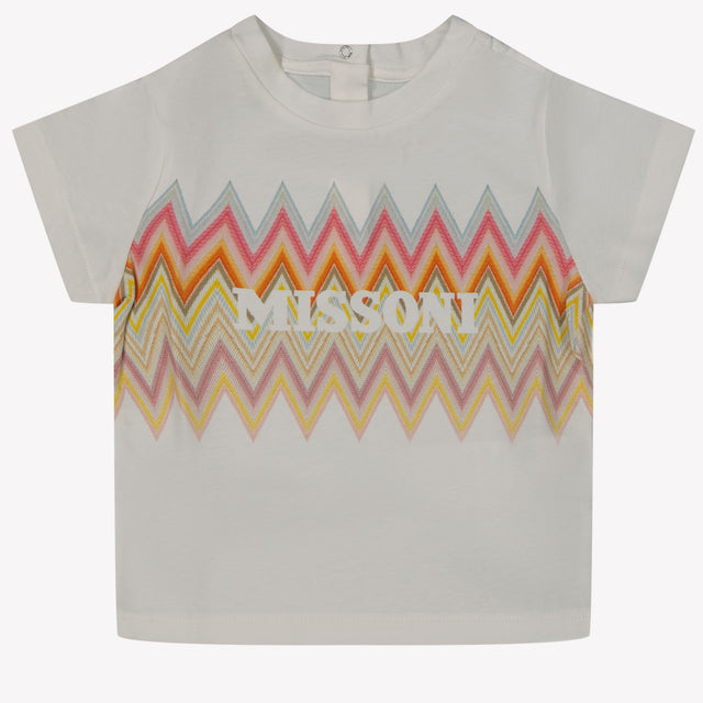 Missoni Baby Mädchen T-Shirt Weiß