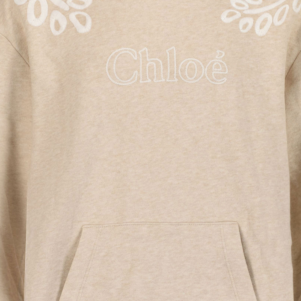 Chloé Chicas Vestido Beige