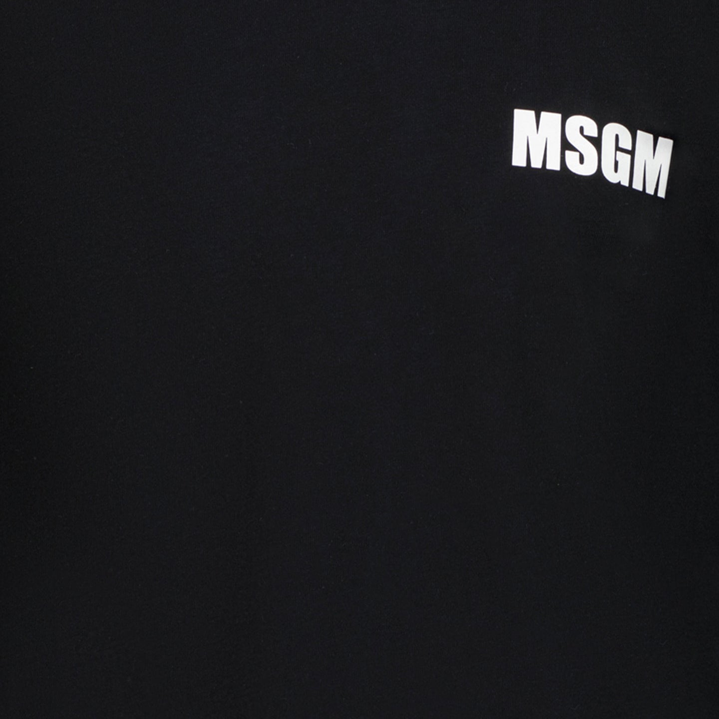 MSGM Unisex Maglietta Nero