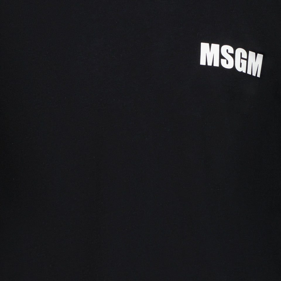 MSGM Unisex T-shirt Zwart