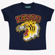 Kenzo Kids Bambino Ragazzi Maglietta Navy