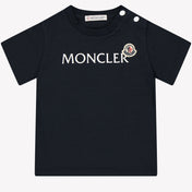 Moncler Baby unisex t-shirt marinen