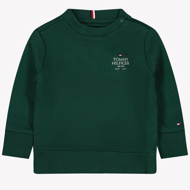 Tommy Hilfiger Bebé Chicos Suéter Verde