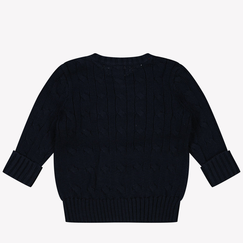 Ralph Lauren Bebé Chicos Chaleco Navy