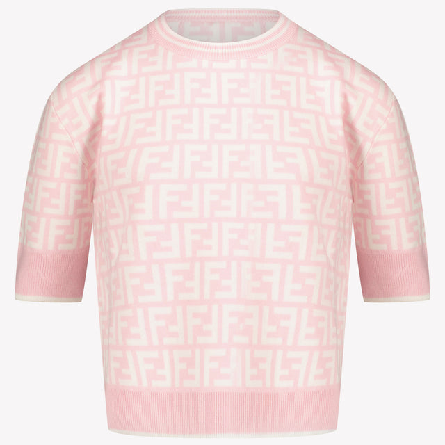 Fendi Ragazzo Ragazze maglietta Rosa Chiaro