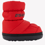 Dsquared2 Unisex śniegowe buty czerwone