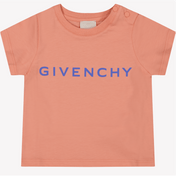Givenchy baby boys t-skjorte fersken